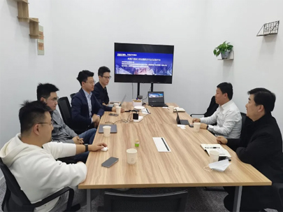 園區(qū)赴上海調(diào)研數(shù)字化優(yōu)質(zhì)項目,推動“大數(shù)據(jù)+”家紡產(chǎn)業(yè)發(fā)展，加快集聚數(shù)字化領(lǐng)域優(yōu)質(zhì)服務(wù)商，幫助企業(yè)盡快搭建數(shù)字化合作平臺.